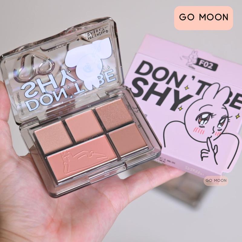 VEECCI Bảng Phấn Mắt VEECCI 5 ô Màu Ngọc Trai Nhũ Lấp Lánh Tông Đất Dành Cho Người Mới MakeUp tone lạnh 5.2g Cosmetic Trang Điểm Mỹ Phẩm phấn mắt tone hồng đất bảng mắt vecc