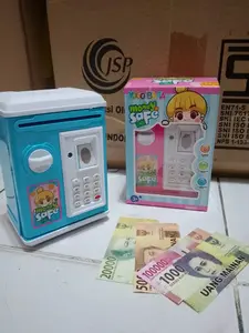 Celengan Mini Model Brankas Lucu Mainan YA 3 Money Safe ATM untuk Tabungan Uang Kecil - Toys Anak