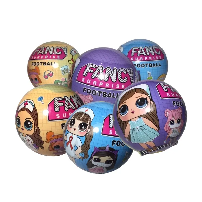 Mainan surprise JUMBO BALL FANCY 10cm/ surprise ball jumbo/ bola lol ukuran besar /telor kejutan jumbo isi mainan [EDUFUNTOYS]