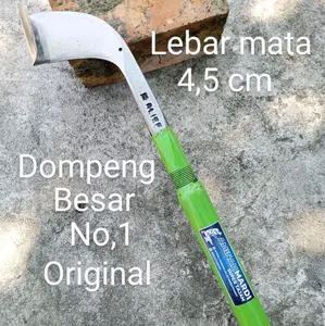 pisau sadap getah karet baot Dompeng jumbo libar daun 4,5 cm