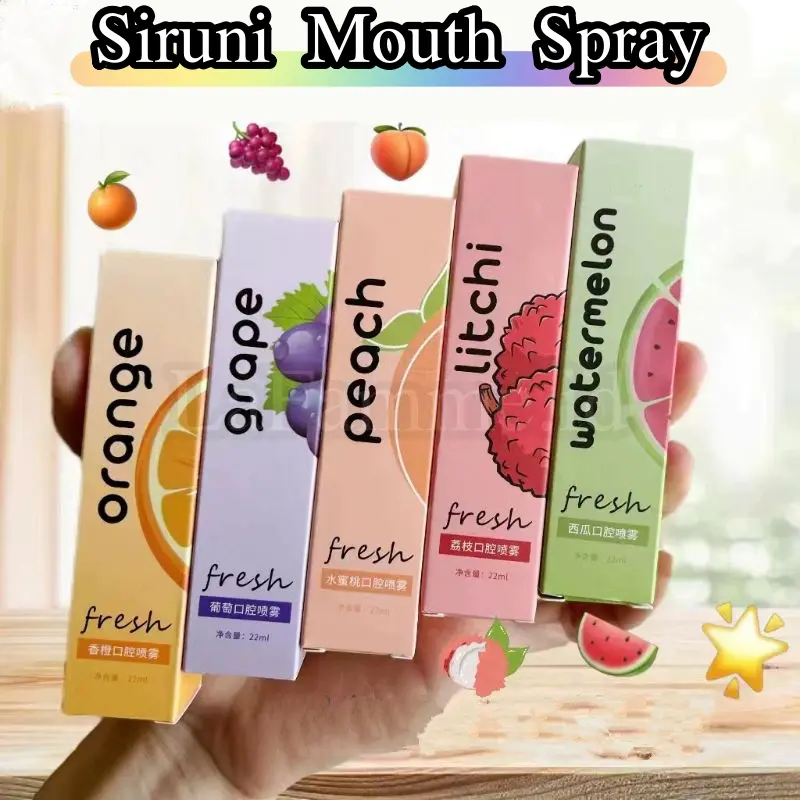SIRUNI Spray Mulut Nafas Wangi Buah Pewangi Pengharum Mulut Mengatasi Bau Mulut Tahan Lama - VP026 0