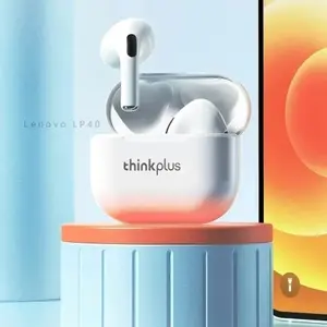 Lenovo thinkplus Wireless Bluetooth Earphone Kontrol Sentuh Headphone untuk AirPods Mini Headset Olahraga Luar Ruangan Suara Berkualitas Tinggi