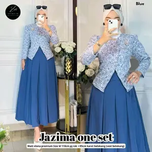 Jazima Oneset Matt Elona Premium Karet Belakang Vest Belakang
