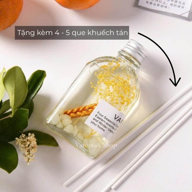 Tinh Dầu Thơm Phòng Hương Hoa Thiên Nhiên 100ml Tự Khuếch Tán Nhiều Mùi Hương,…