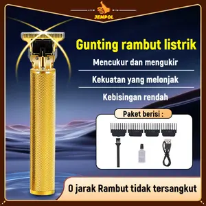 JEMPOL Gunting Rambut, Alat Cukur Kepala, Fungsi Ganda Untuk Mencukur Kepala, Jenggot Dan Rambut, Dilengkapi Dengan Aksesori, Pendorong Kepala Listrik Rumah Tangga, Alat Cukur