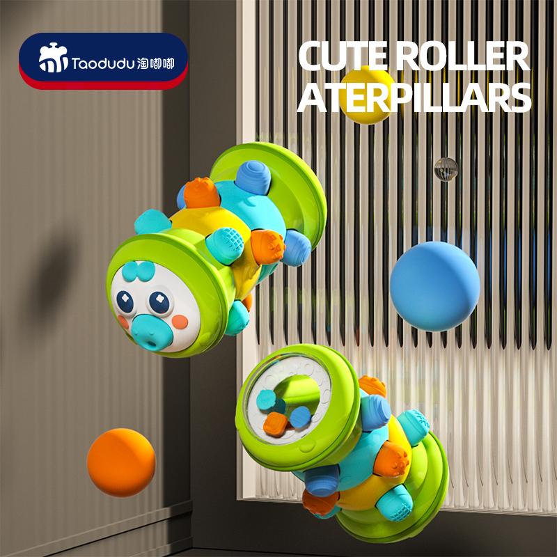 Baby Shake Rattle Toys Toddler Roll Caterpillar Toys With Sound ...