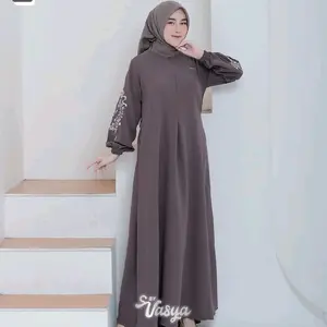 abaya bordir vasya fashion alessa Sabrina anti UV umroh dan haji
