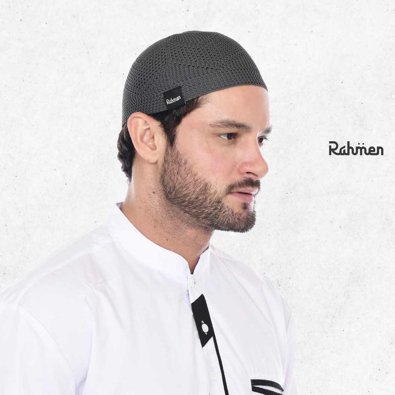 Peci Rajut seri Kuwait merek Rahmen Original - Songkok Kopiah Pria 9