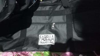 Product Review of Tas travel BIG SIZE tas pakaian fabella tas mudik tas jalan bepergian tas minggat jumbo ori baju from n**a 0