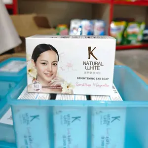 K Natural White Sabun Mandi Batang Brightening Bar Soap Sparkling Magnolia Untuk Kulit Lebih Cerah
