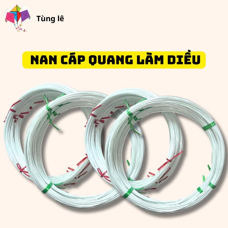 Nan Cáp Quang, Cáp Quang Làm Diều Đủ Size Từ 1 li Đến 4 Li Siêu Bền, Siêu Bóng…
