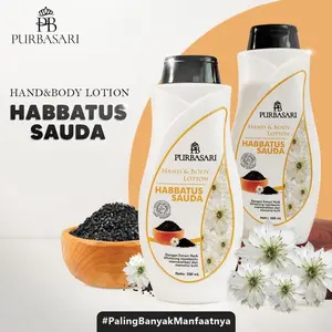 1Pc Purbasari Hand & Body Lotion 200 Ml (Habbatussauda)  Mencerahkan