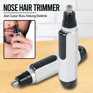Goncon Cukur Bulu Hidung Nose Hair Trimmer - BZ-001 - Silver Kumis Jenggot Eyebrow Alis Elektrik
