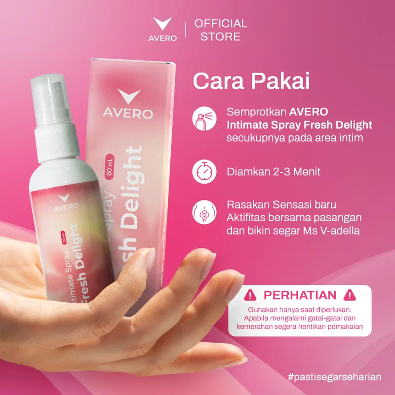 Avero Intimate Feminime Spray & Masculine Gentle Spray - Aromatic 60ml 5