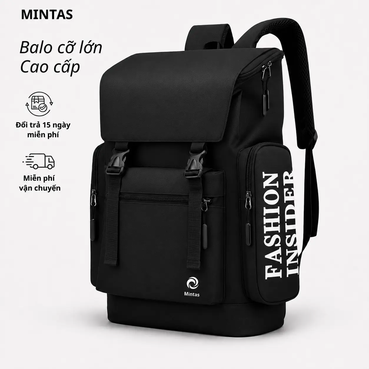 Balo Fashion Size Lớn. Backpack  Đeo Vai Vải Dày Chống Thấm Nước. Balo Nam Nữ MT-288