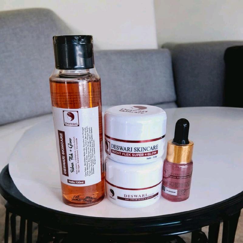 deswari paket flek perawatan kulit mencerahkan seruni skincare dokter detektif 3