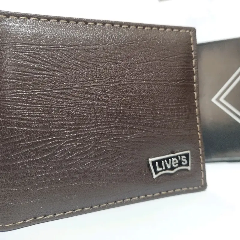 Dompet murah Dompet pria Dompet Promo dompet Kulit Kartu Bisa cod Hitam 2
