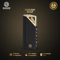 Gambar BUGANi Brief Bluetooth Speaker With Powerful Bass and crystal-clear Sound - Black Gold dari Bugani Indonesia Kota Administrasi Jakarta Utara 1 Tokopedia
