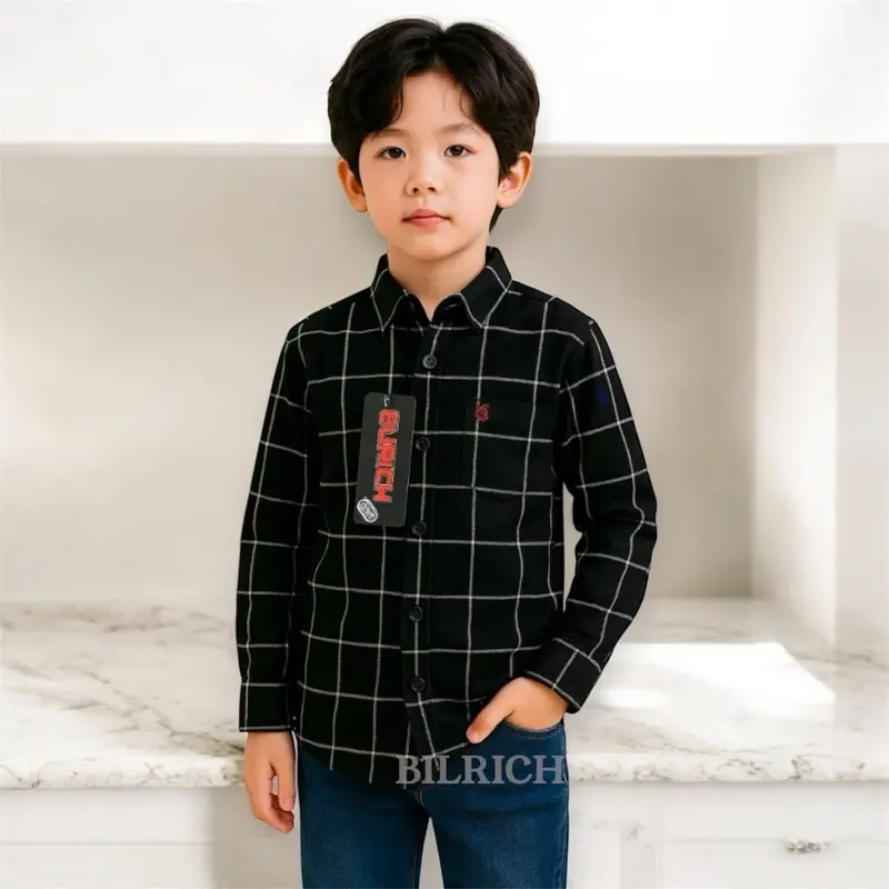 Atasan Kemeja Anak Katun Flanel Import Kualitas Premium Super Mewah Fashion Desain Menarik Cocok Untuk Aktivitas Luar Ruangan Bahan Hangat Dan Nyaman 8