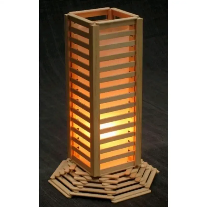 lampion dari stik es krim/lampion unik/lampion 4