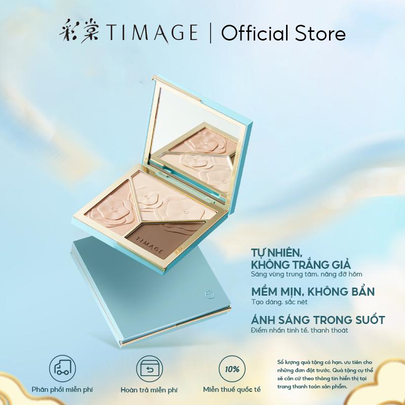 Bảng tạo khối – highlight 3 màu TIMAGE mang lại hiệu ứng 3D tự nhiên giúp làm sáng góc mặt tôn sống mũi và làm gương mặt nổi bật hơn. Chất phấn dễ tán dễ sử dụng phù hợp cho cả người mới trang điểm. Dung lượng 17g. Hàng chính hãng