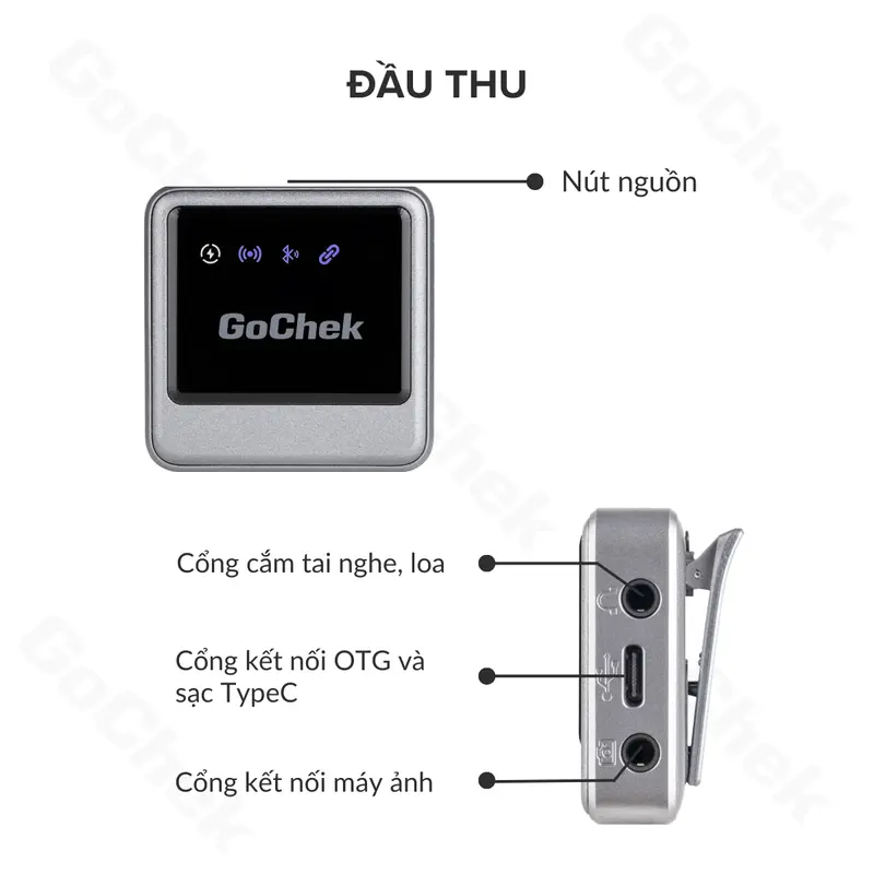 [GOCHEK] Micro hát đa năng GoChek HH24, Mic hát livestream, Mic karaoke không dây kết nối đa thiết bị. 2