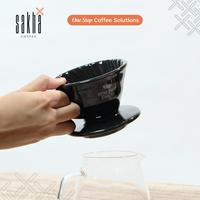 Gambar V60 Coffee Dripper Coffe Maker Filter Saringan Kopi Manual Brew - Hitam dari Sakha Coffee Bali Kota Denpasar 4 Tokopedia