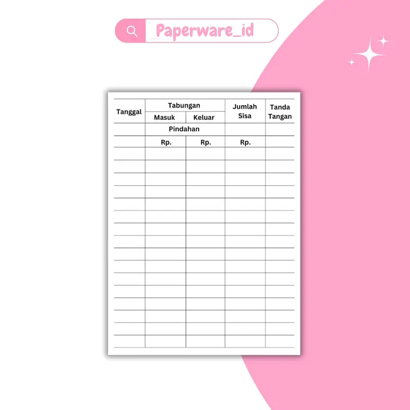 buku tabungan karakter tema cute / buku tabungan karakter lucu 1