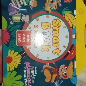 Smart Book Bersuara Jumbo 3 Bahasa Indonesia Inggris Arab 17 Tema Belajar Mainan Anak Buku Edukasi Belajar