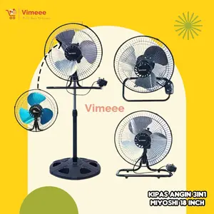 KIPAS ANGIN 3IN1 MIYOSHI / KIPAS ANGIN BERDIRI / KIPAS ANGIN DINDING / KIPAS ANGIN MIYOSHI / KIPAS ANGIN MURAH