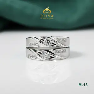 Cincin Perak Couple Kawin Tunangan Nikah M.13