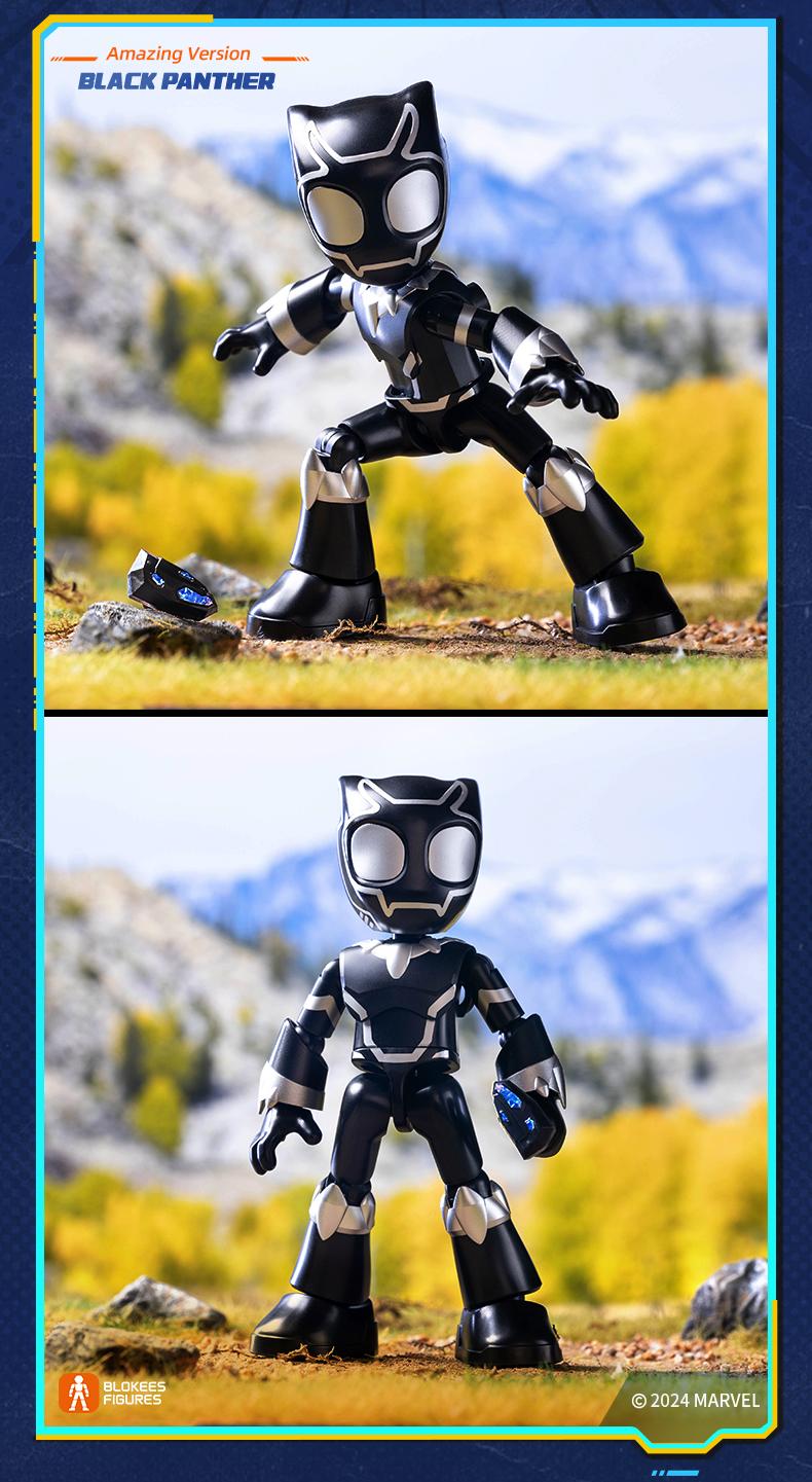 Product Introduction of Mainan Blokees Figures-Spider Man AL02, Lisensi Asli, Black Panther - T'Challa, Hulk Toys spiderman robot action 9