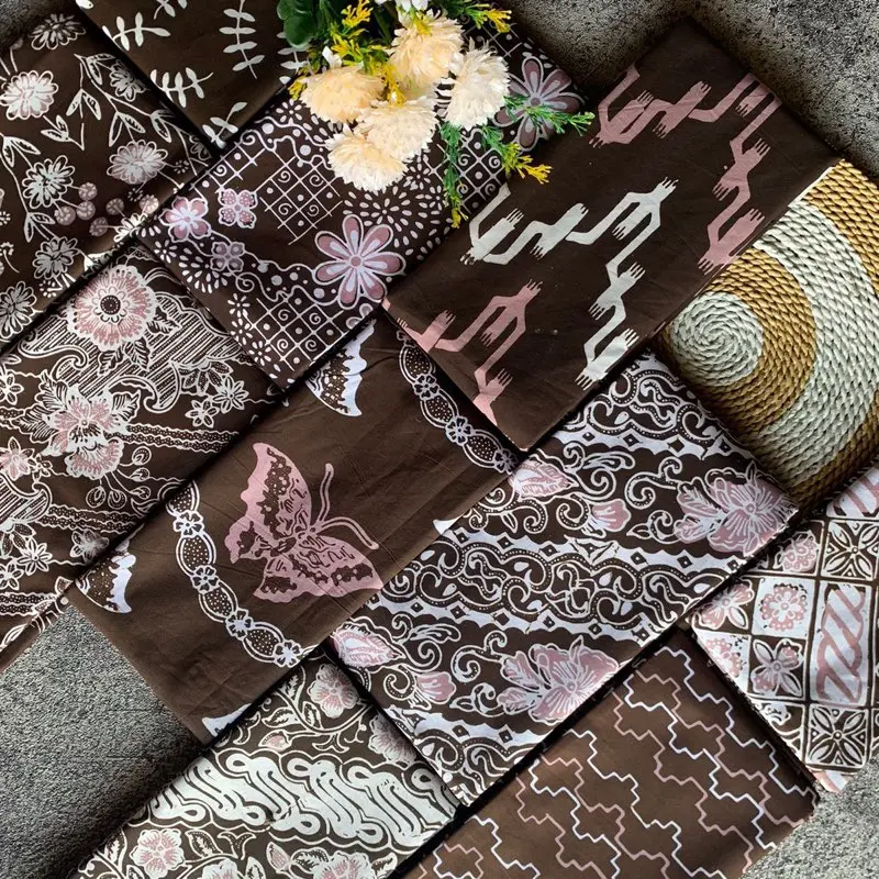Sarung santri batik cap viral warna terbaru mahogany dua warna halus batik cap katun premium Tebal Nyaman