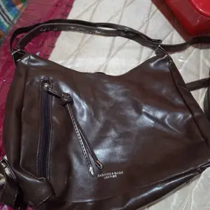 CHIYUM Retro 3in1 Bag Tas Selempang & Tas Rensel Wanita Shoulder Bag Kulit PU Berkapasitas Besar Fashion Backpack