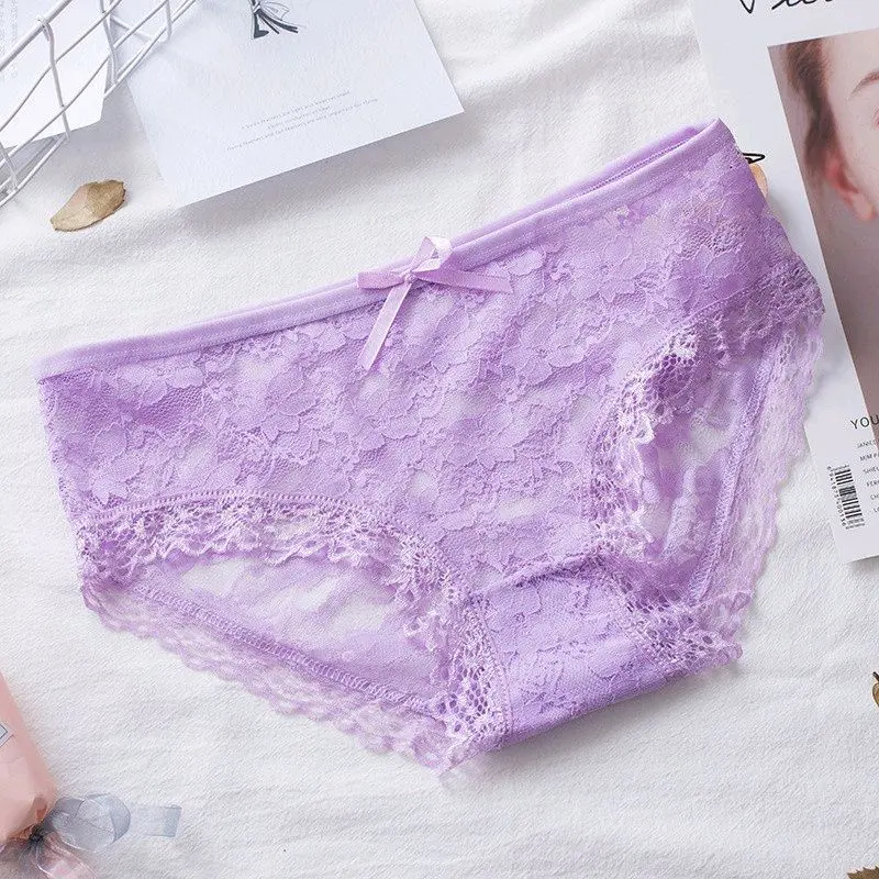 -Ready Stok- Celana Dalam wanita Brokat Elastis Dengan Bahan Yang Sangat Nyaman Dipakai. 3