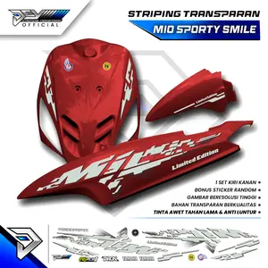 STRIPING TRANSPARAN MIO SPORTY | MIO SMILE | MOTIF GARIS TERBARU | STICKER BODY YAMAHA MIO