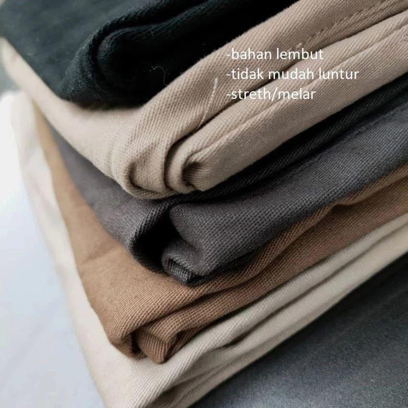 Product Introduction of Celana chino Pendek premium bahan melar Tebal Slim-fitting 51