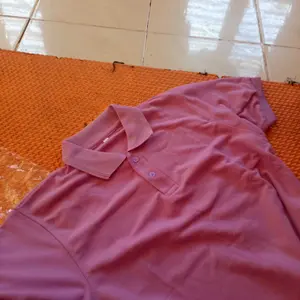 Kaos Polo Shirt Kerah Polos Warna Hijau Lumut / Atasan Pria Kaus Polo Lengan Pendek