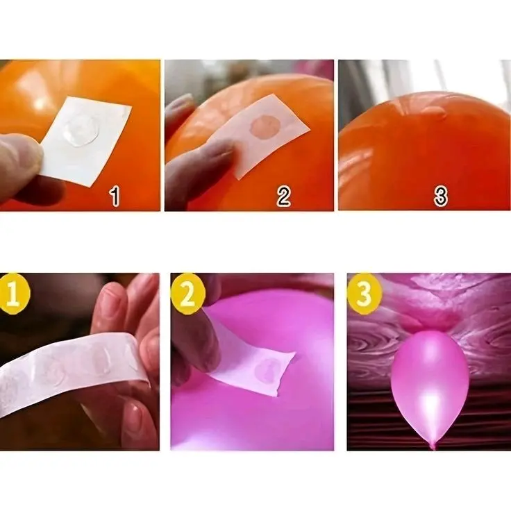 1 Roll Isi 100 Lem balon / Perekat balon 2
