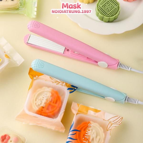 Máy Ép Tóc Bấm Phồng / Dập Xù Tóc Mini Tiện Lợi Nhỏ Gọn Nữ Women