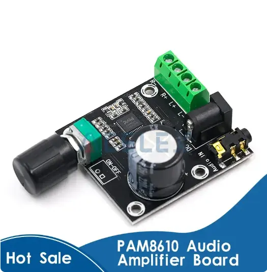 2X15W PAM8610 Papan Amplifier Stereo Audio Digital Modul Papan Amplifier Daya Audio Kelas D Saluran Ganda dengan Tegangan 12V   power ampli 0