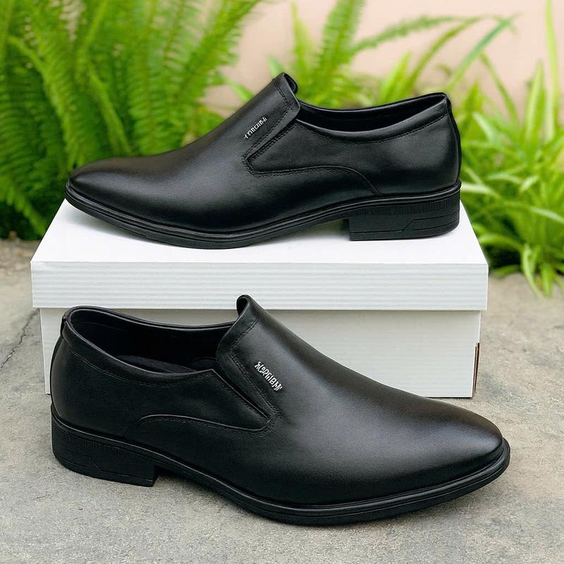  Oxford Giày Công Sở Cổ Điển Trơn Da Bò Tấm Mũi Nhọn Gót Vừa 3-5cm Bảo Hành 12 Tháng Phong Cách Khỏe Mạnh Sang Trọng 