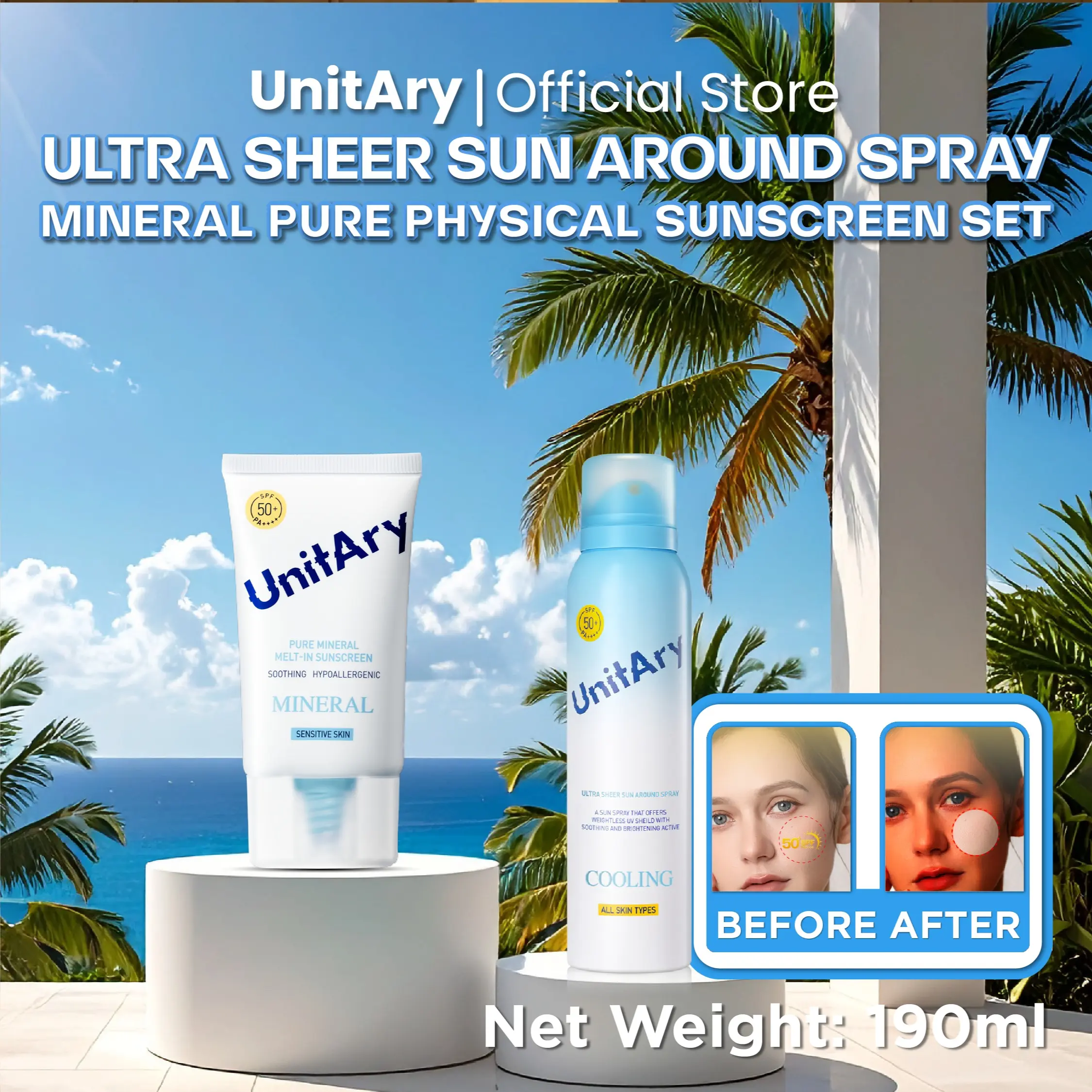 Ultra Sheer Sun + Mineral Pure Physical Sunscreen