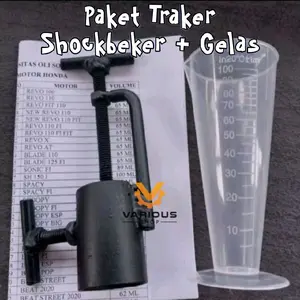 Sepaket Traker Shok Breker Depan Gelas Takar Oil Sock Depan Traker Shok Breaker Motor Motorcycle