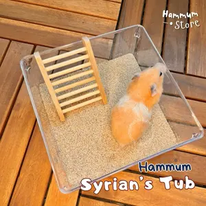 TOILET SYRIAN — Toilet Hamster Syrian | Tempat Mandi Hamster Syrian | Pasir Mandi Hamster Syrian | Wadah Pipis Hamster