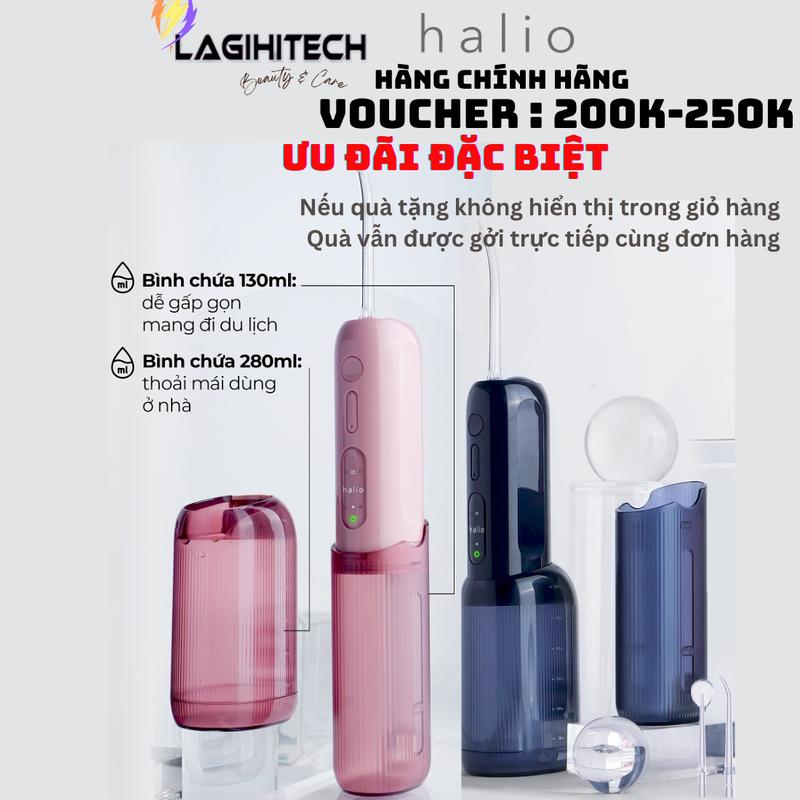 Máy Tăm Nước 2 Bình Thay Thế Halio UltraClean Express Hydro Floss Phiên Bản Nâng Cấp- - BH 2 năm