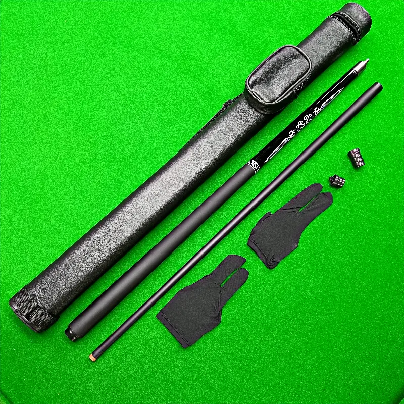 High-Quality Chinese Style Carbon Pool Cue with Balanced Weight for Precise Shots - Professional Nine-Ball Billiards Cue