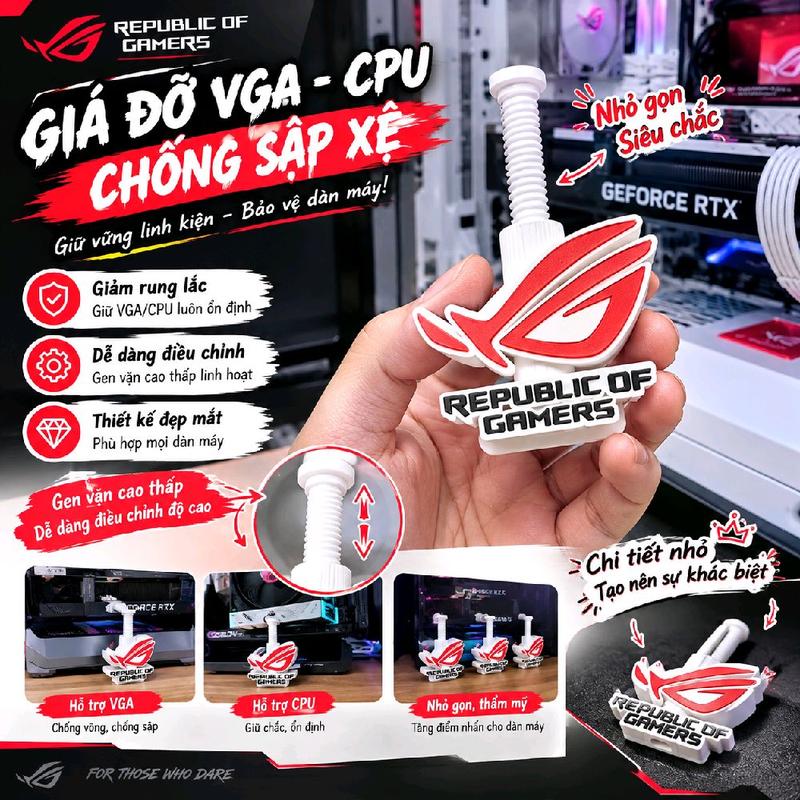 Giá đỡ VGA GPU chống sập xệ Giữ Vùng Linh Kiện Bao Vệ Dàn Máy