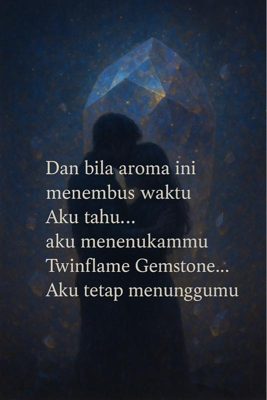 Twinflame Gemstone perfume ( 10 Ml) extrait de perfume 8-14 jam dapatkan botol cantik tutup kayu isi parfum dan juga gemstone sesuai aroma