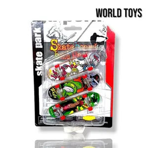 Skateboard Fingerboard Mainan Jari Skateboard Mini Skate Park Mainan Jari Anak Toys Fidget